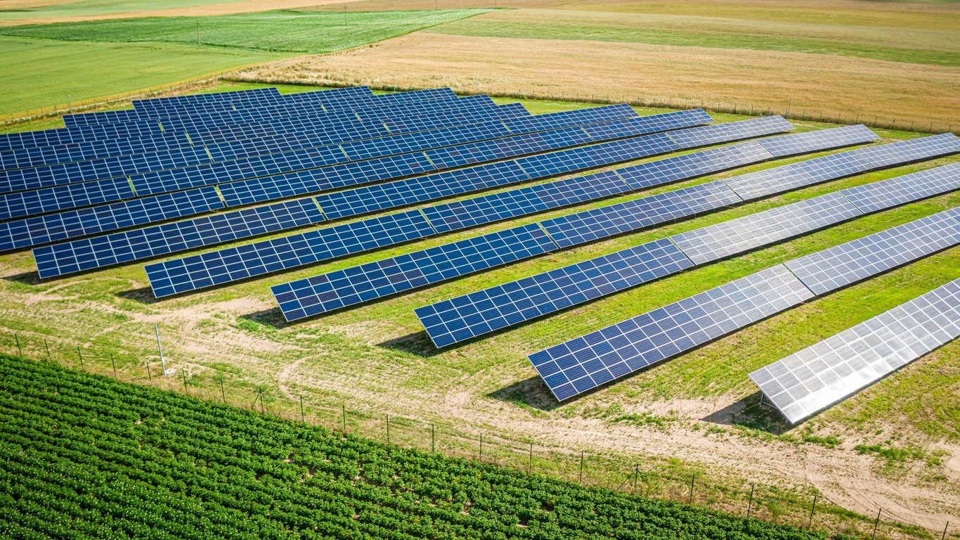 Clean energy infrastructure delivering reliable solar power